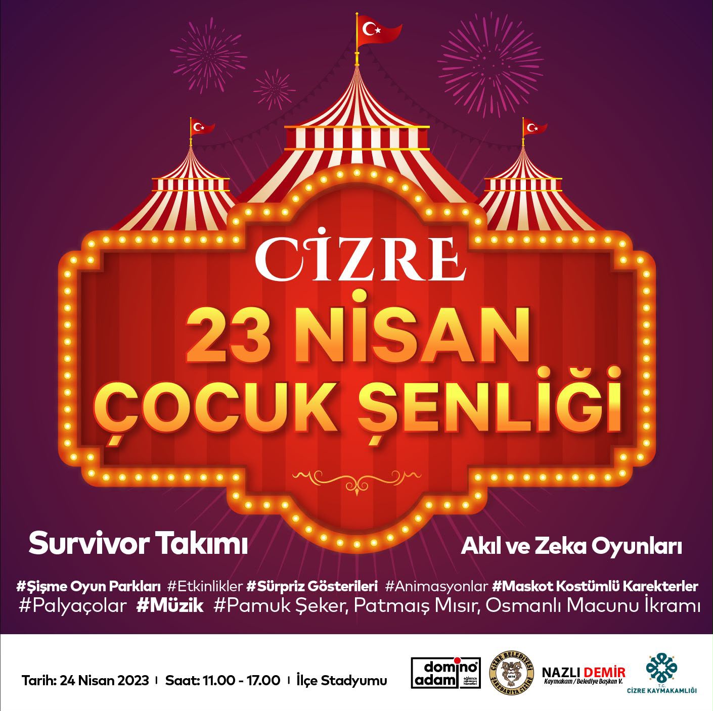 23 Nisan Cizre Çocuk Şenliği