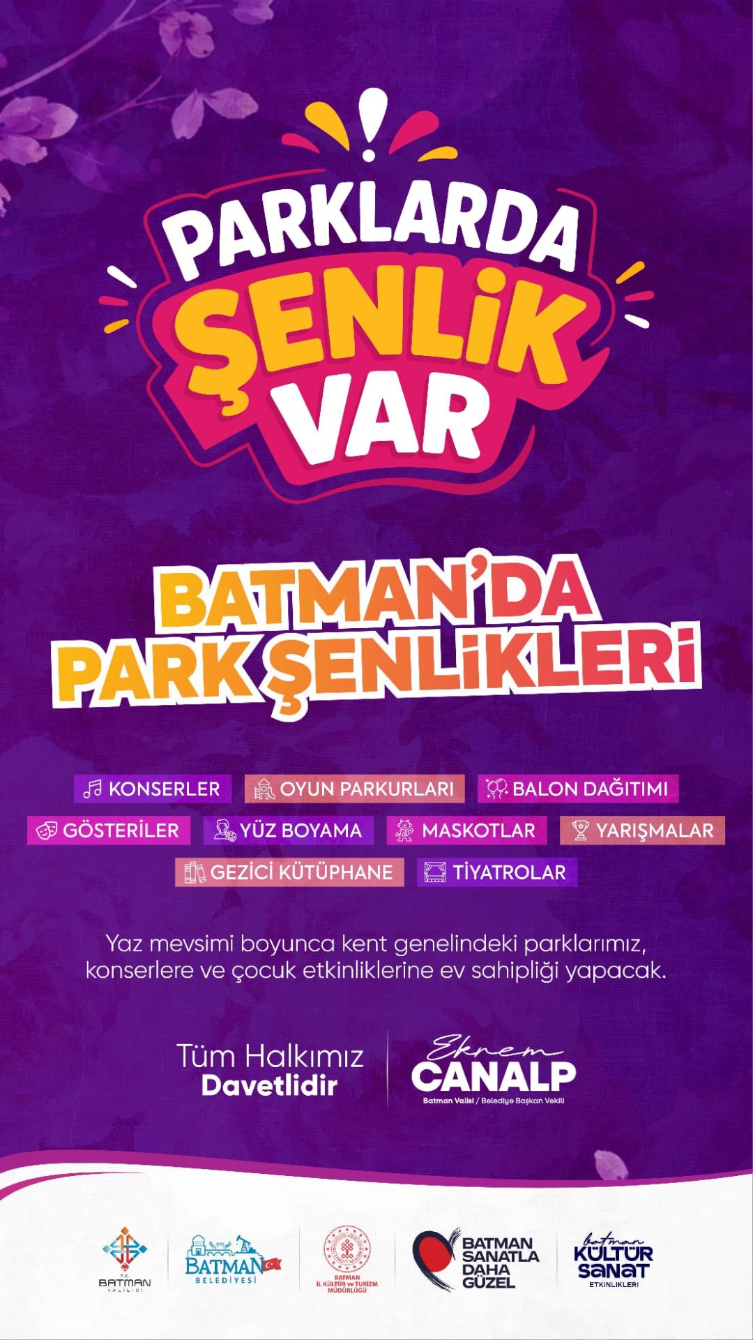 Parklarda Şenlik Var