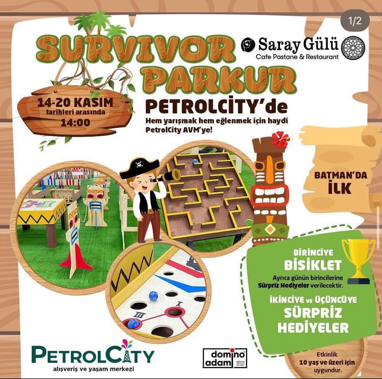 Petrol City Survivor Parkur Şenliği