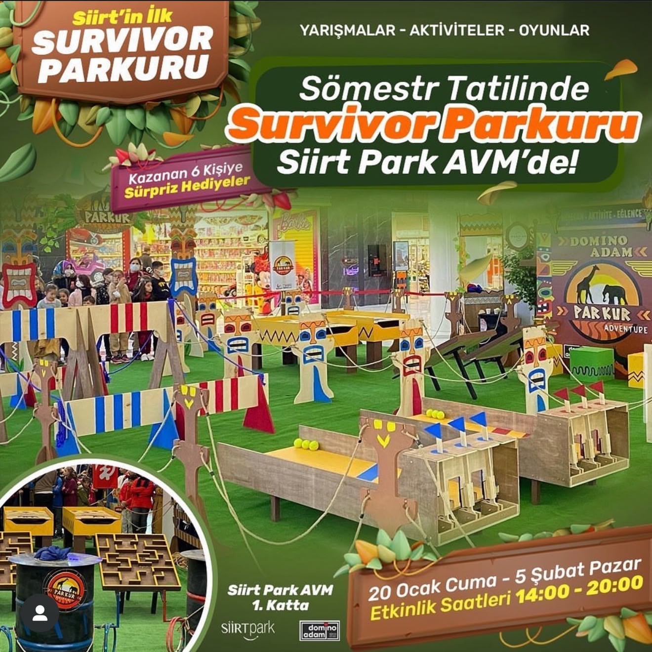 Siirt Park Avm Survivor Parkuru Organizasyonu